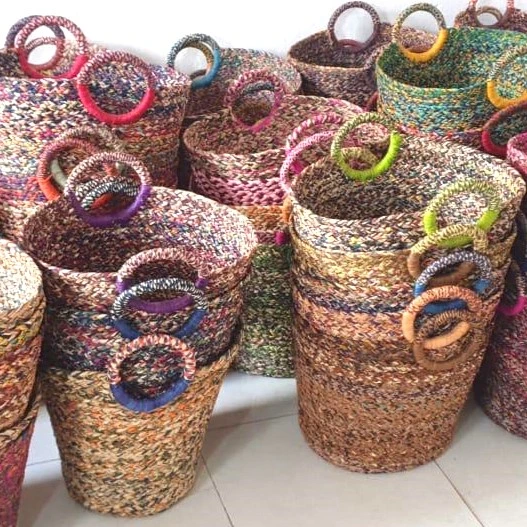 Panier raphia multicolore 4.webp