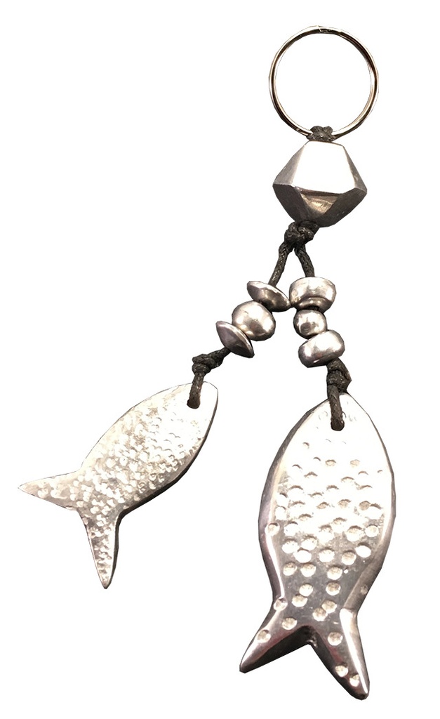 Porte clé en aluminium recyclé - Modèle Sardine 