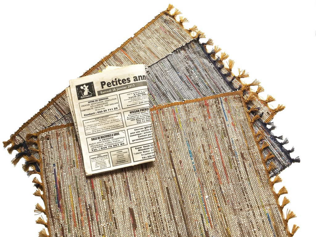 Set de table en papier recyclé - Modèle 40