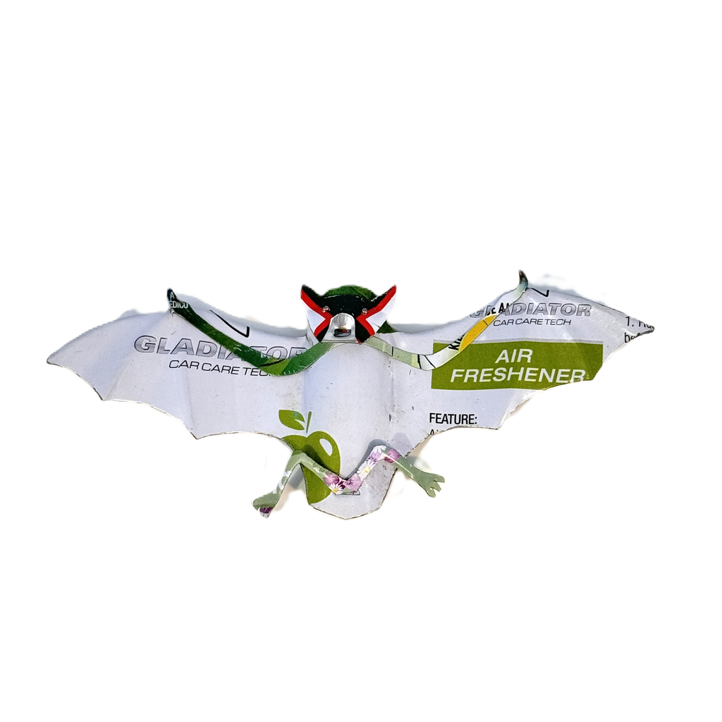 Magnet en canettes recyclées - Chauve souris