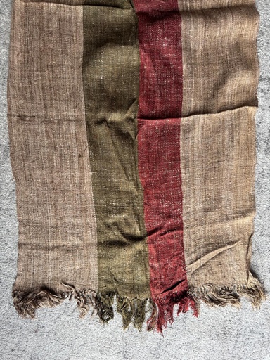 [SSEC-ZF060N] Écharpe en soie sauvage 180x60 cm - Modèle F