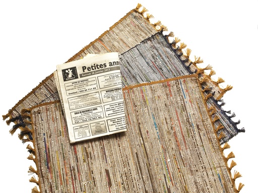 [PMST-OR044J] Set de table en papier recyclé - Modèle 40