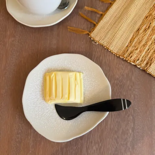 [CZTA-2B012C] Tartineur en corne de zébu - 2 bandes - 12cm