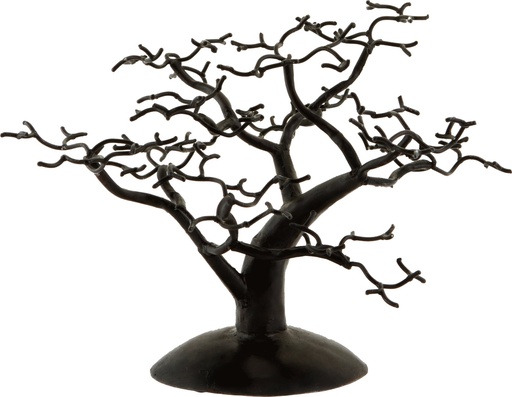 [FRAB-PM025F] Arbre en métal recyclé - Modèle PM finition tôle noire - Env. 25 cm / 0,1 g