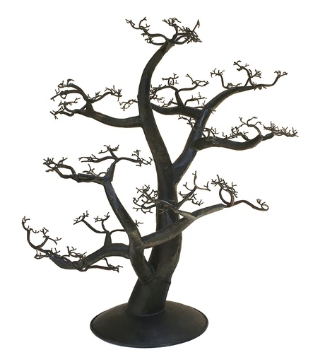 [FRAB-TG090F] Arbre en métal recyclé - Modèle TGM finition tôle noire - Env. 90 cm / 0,1 g