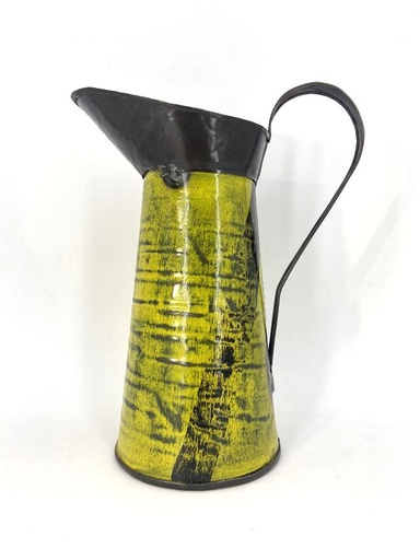 [FRBE-GM030T] Broc à eau en métal recyclé - Modèle GM finition tôle brute - Env. 30 cm / 0,1 g