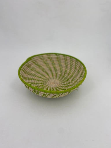 Corbeille 28 raphia - fibre naturelle sur vert anis (copie)