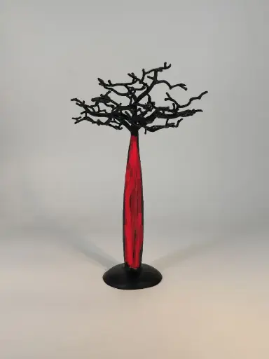 [FRBB-FF025T] Baobab a poser en métal recyclé - Modèle Finfino finition tôle brute